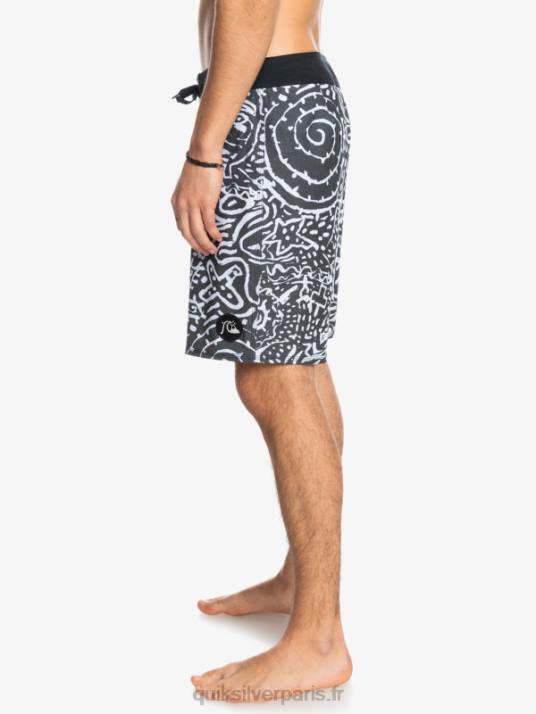 Hommes Quiksilver short de bain en chanvre stretch 69 18 D6PT1814 noir