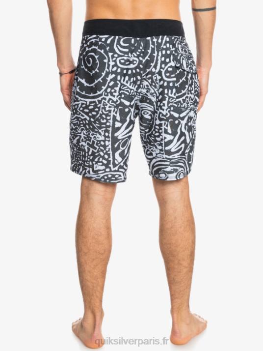 Hommes Quiksilver short de bain en chanvre stretch 69 18 D6PT1814 noir