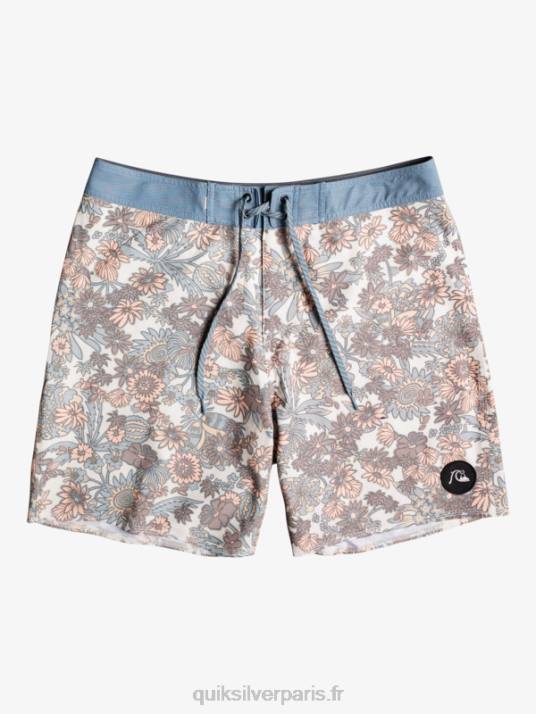 Hommes Quiksilver short de bain en chanvre stretch 69 18 D6PT1815 blanc antique