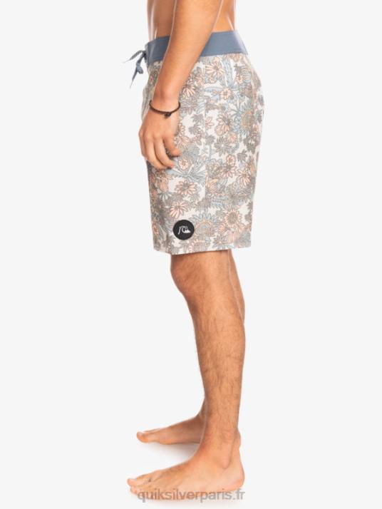 Hommes Quiksilver short de bain en chanvre stretch 69 18 D6PT1815 blanc antique