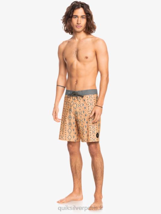 Hommes Quiksilver short de bain en chanvre stretch 69 18 D6PT1816 ocre