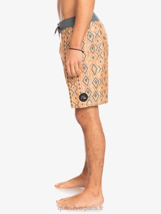 Hommes Quiksilver short de bain en chanvre stretch 69 18 D6PT1816 ocre