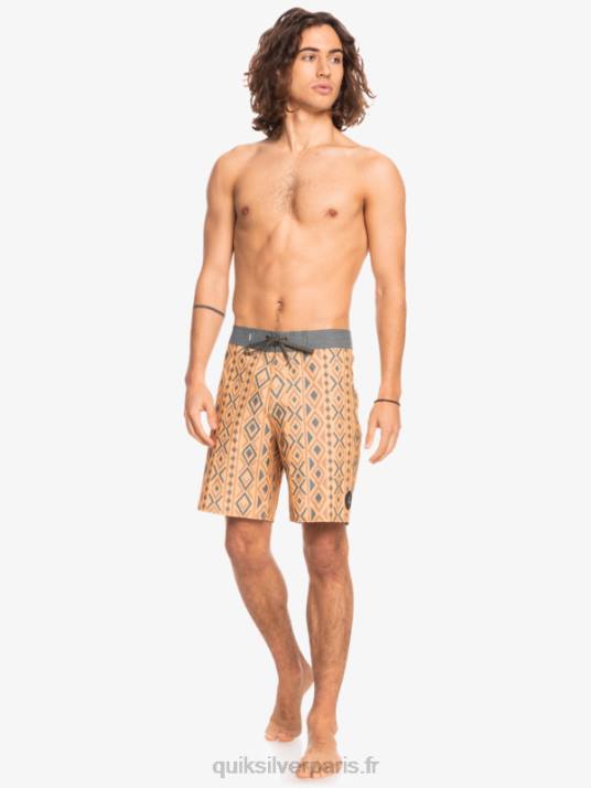 Hommes Quiksilver short de bain en chanvre stretch 69 18 D6PT1816 ocre