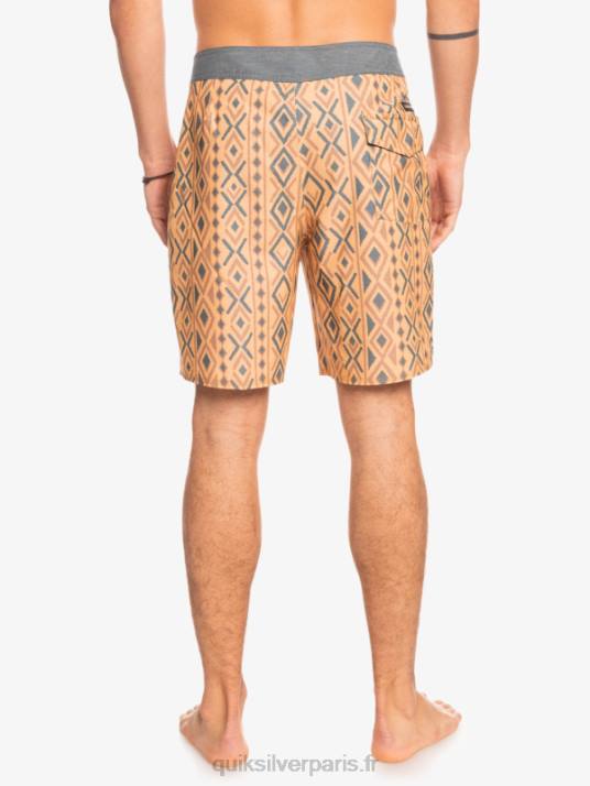 Hommes Quiksilver short de bain en chanvre stretch 69 18 D6PT1816 ocre