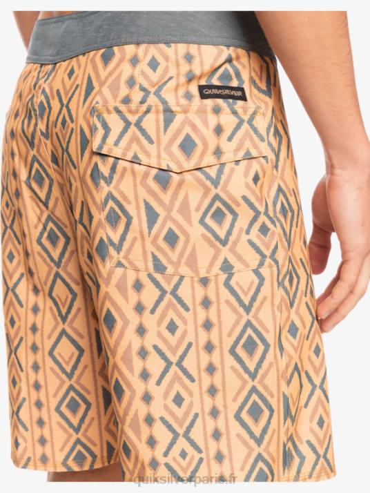 Hommes Quiksilver short de bain en chanvre stretch 69 18 D6PT1816 ocre