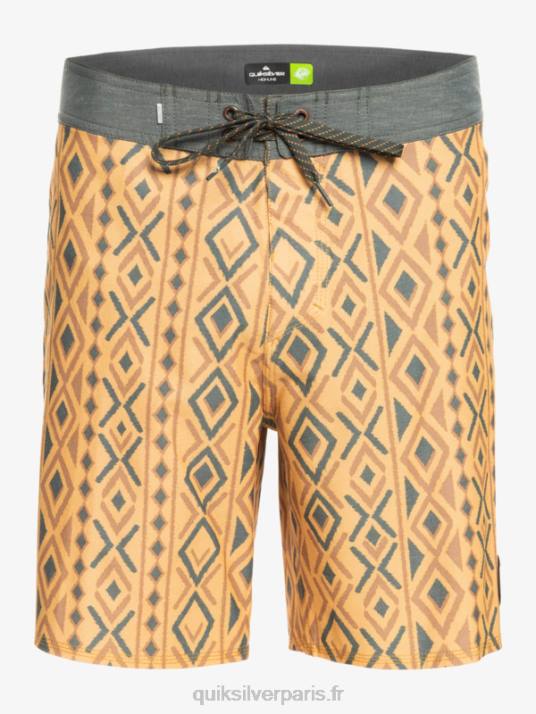 Hommes Quiksilver short de bain en chanvre stretch 69 18 D6PT1816 ocre