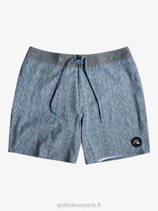 Hommes Quiksilver short de bain en chanvre stretch 69 18 D6PT1817 capitaines bleu