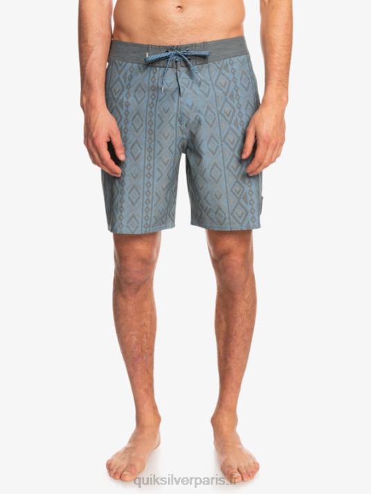 Hommes Quiksilver short de bain en chanvre stretch 69 18 D6PT1817 capitaines bleu