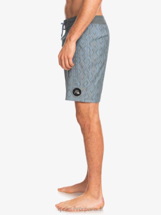 Hommes Quiksilver short de bain en chanvre stretch 69 18 D6PT1817 capitaines bleu