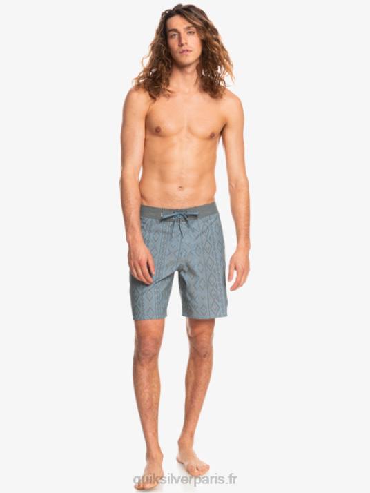 Hommes Quiksilver short de bain en chanvre stretch 69 18 D6PT1817 capitaines bleu