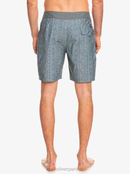 Hommes Quiksilver short de bain en chanvre stretch 69 18 D6PT1817 capitaines bleu
