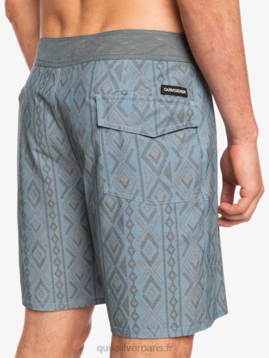 Hommes Quiksilver short de bain en chanvre stretch 69 18 D6PT1817 capitaines bleu