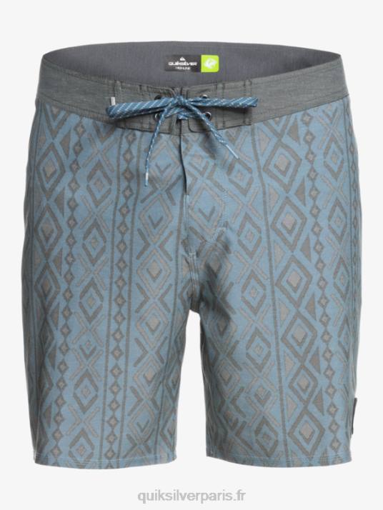 Hommes Quiksilver short de bain en chanvre stretch 69 18 D6PT1817 capitaines bleu