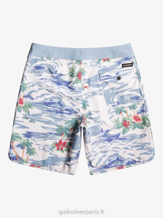 Hommes Quiksilver short de bain en chanvre stretch festonné 19 D6PT1739 bouleau