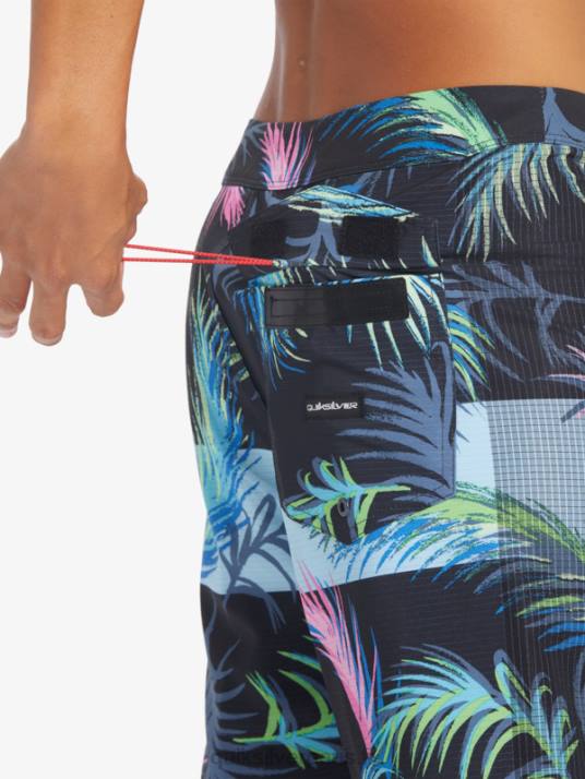 Hommes Quiksilver short de bain highlite arch 19 D6PT368 macadam
