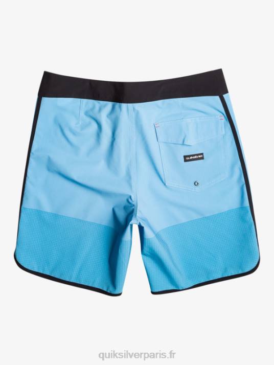 Hommes Quiksilver short de bain highlite festonné 19 D6PT17 bleu azur