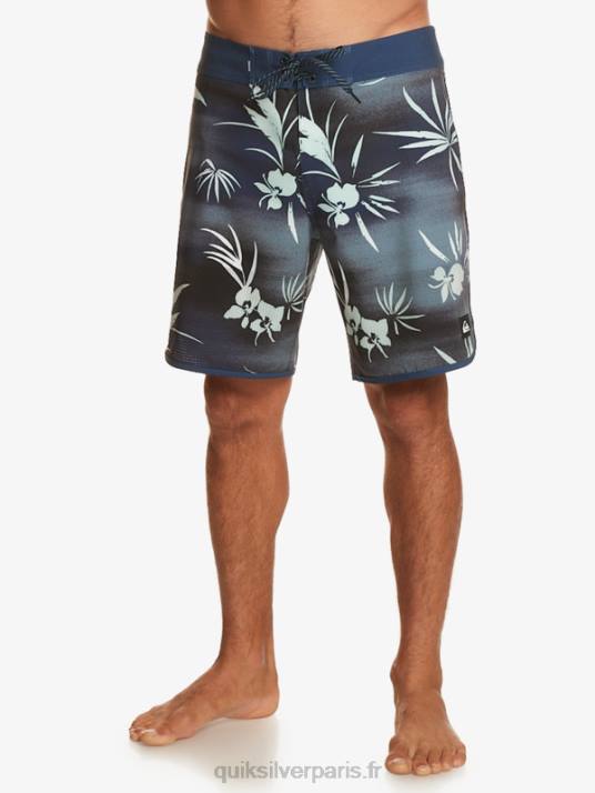 Hommes Quiksilver short de bain highlite festonné 19 D6PT20 académie navale