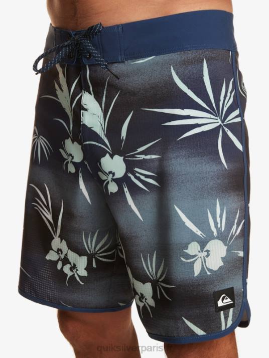 Hommes Quiksilver short de bain highlite festonné 19 D6PT20 académie navale