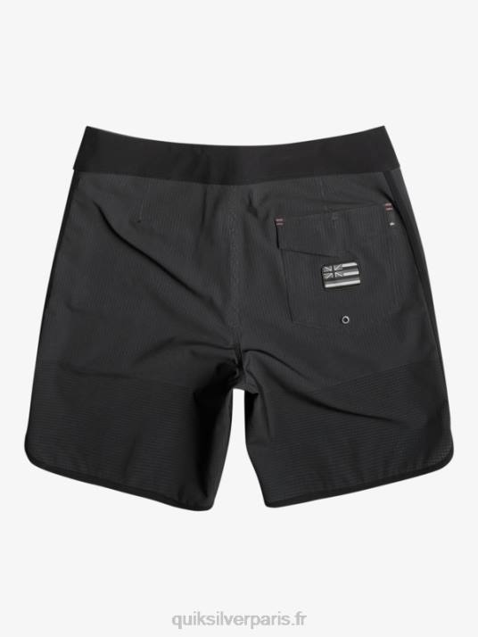 Hommes Quiksilver short de bain highlite festonné 19 D6PT21 noir