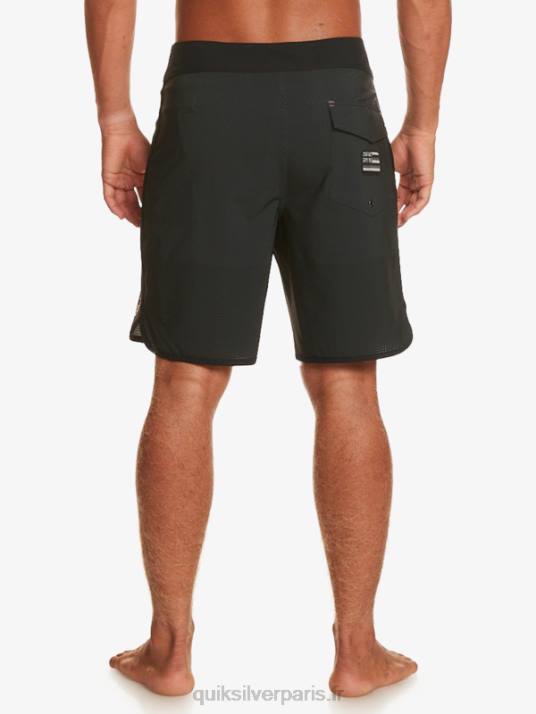 Hommes Quiksilver short de bain highlite festonné 19 D6PT21 noir