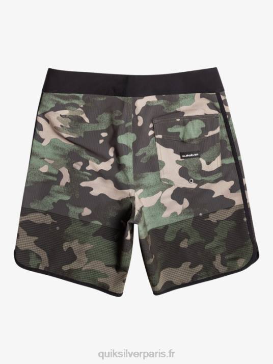 Hommes Quiksilver short de bain highlite festonné 19 D6PT22 macadam