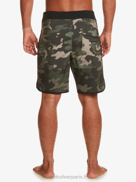 Hommes Quiksilver short de bain highlite festonné 19 D6PT22 macadam