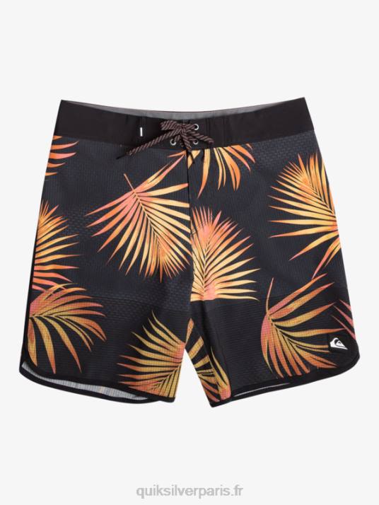 Hommes Quiksilver short de bain highlite festonné 19 D6PT23 rouge minéral