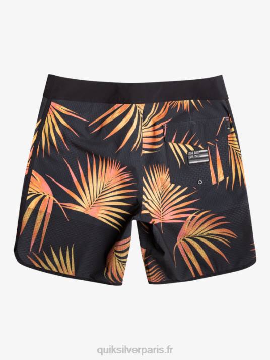 Hommes Quiksilver short de bain highlite festonné 19 D6PT23 rouge minéral