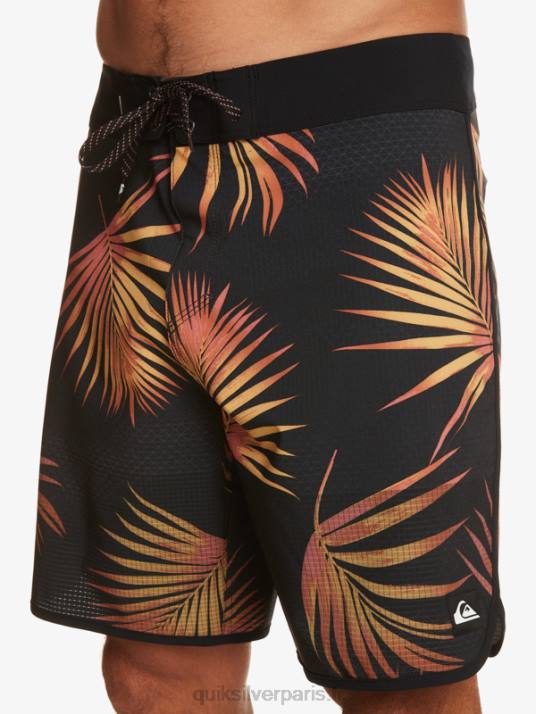 Hommes Quiksilver short de bain highlite festonné 19 D6PT23 rouge minéral