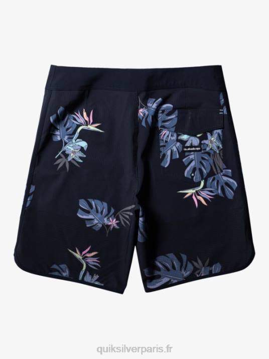 Hommes Quiksilver short de bain highlite festonné 19 D6PT24 noir