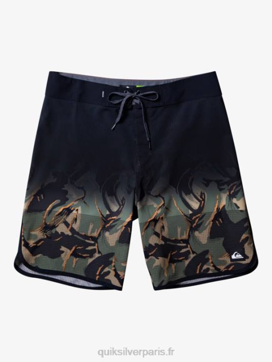 Hommes Quiksilver short de bain highlite festonné 19 D6PT25 trèfle à quatre feuilles