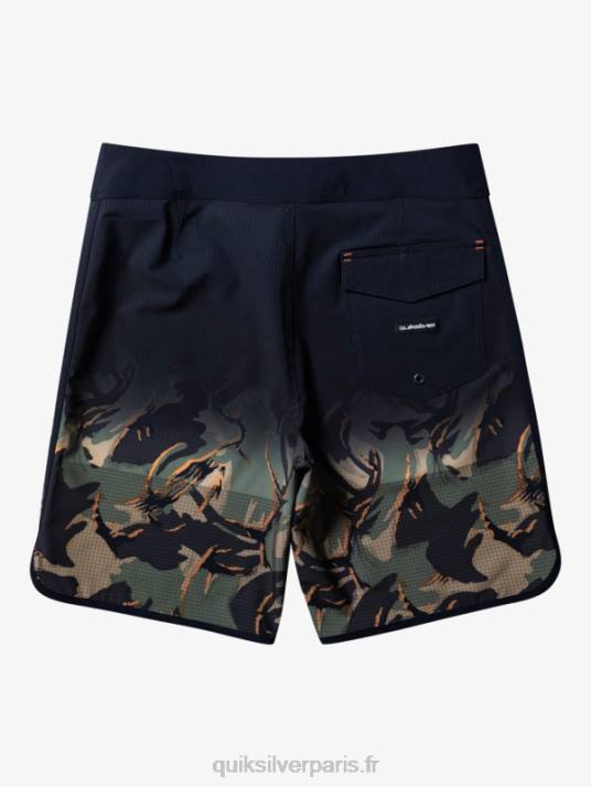 Hommes Quiksilver short de bain highlite festonné 19 D6PT25 trèfle à quatre feuilles