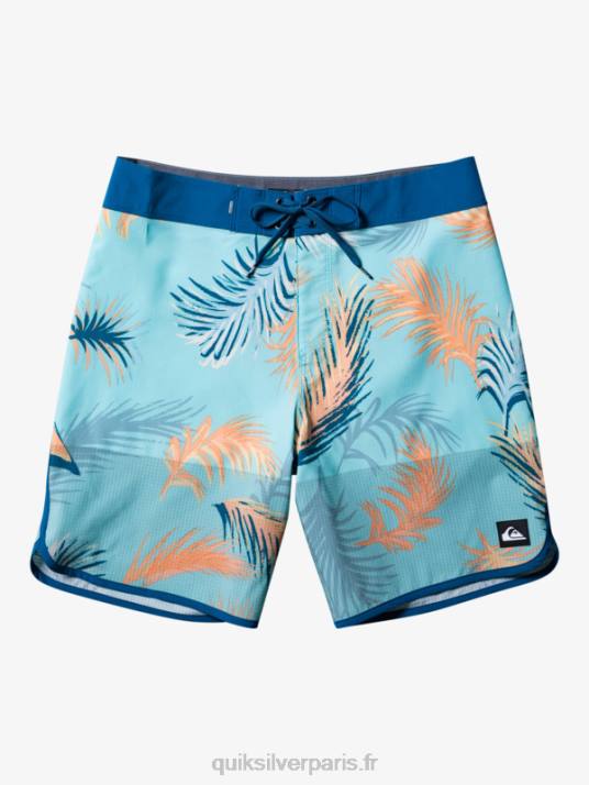 Hommes Quiksilver short de bain highlite festonné 19 D6PT27 bleu marocain