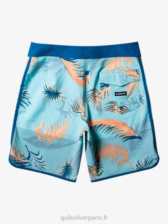 Hommes Quiksilver short de bain highlite festonné 19 D6PT27 bleu marocain