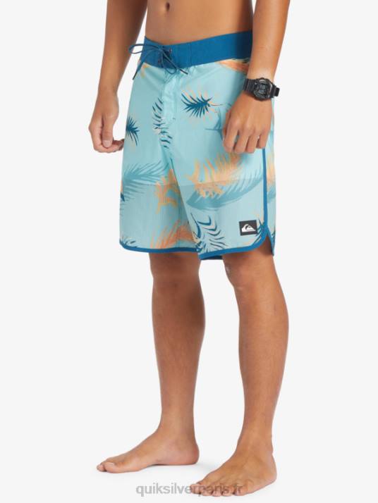 Hommes Quiksilver short de bain highlite festonné 19 D6PT27 bleu marocain