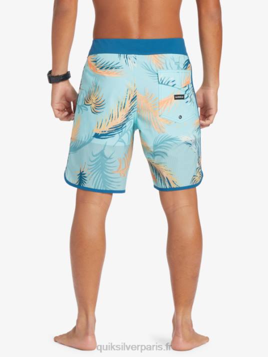Hommes Quiksilver short de bain highlite festonné 19 D6PT27 bleu marocain