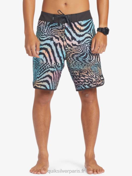 Hommes Quiksilver short de bain highlite festonné 19 D6PT28 macadam