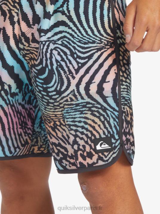 Hommes Quiksilver short de bain highlite festonné 19 D6PT28 macadam
