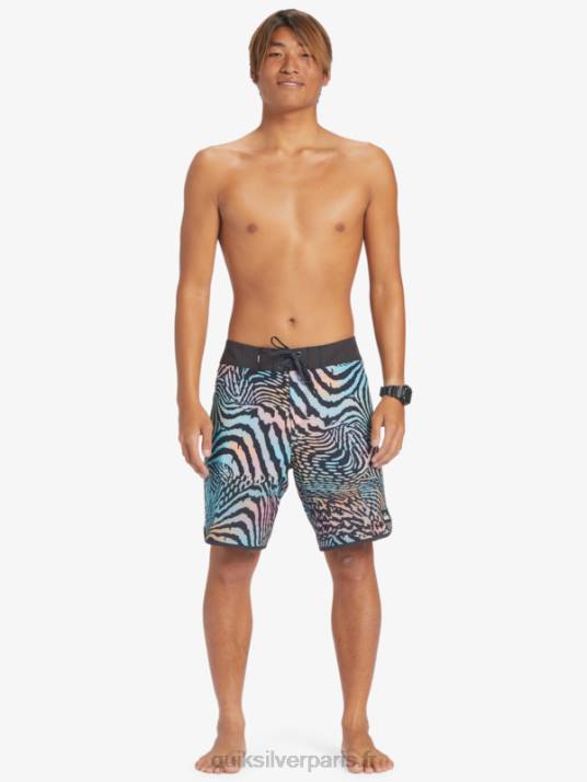 Hommes Quiksilver short de bain highlite festonné 19 D6PT28 macadam