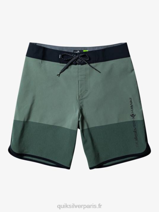 Hommes Quiksilver short de bain highlite festonné 19 D6PT30 thym