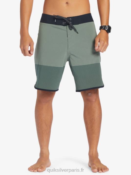 Hommes Quiksilver short de bain highlite festonné 19 D6PT30 thym