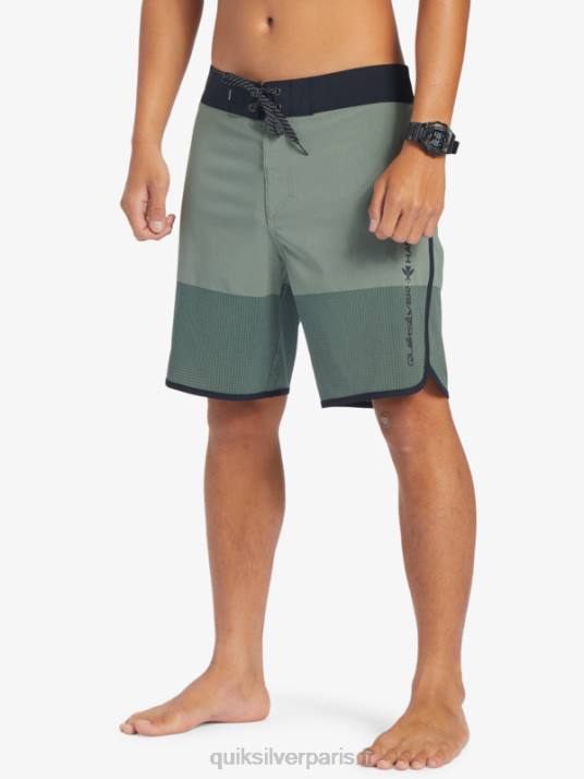 Hommes Quiksilver short de bain highlite festonné 19 D6PT30 thym