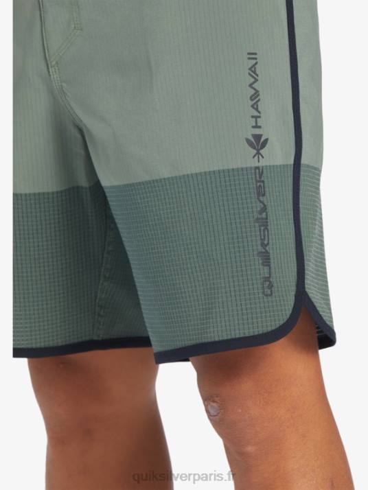 Hommes Quiksilver short de bain highlite festonné 19 D6PT30 thym