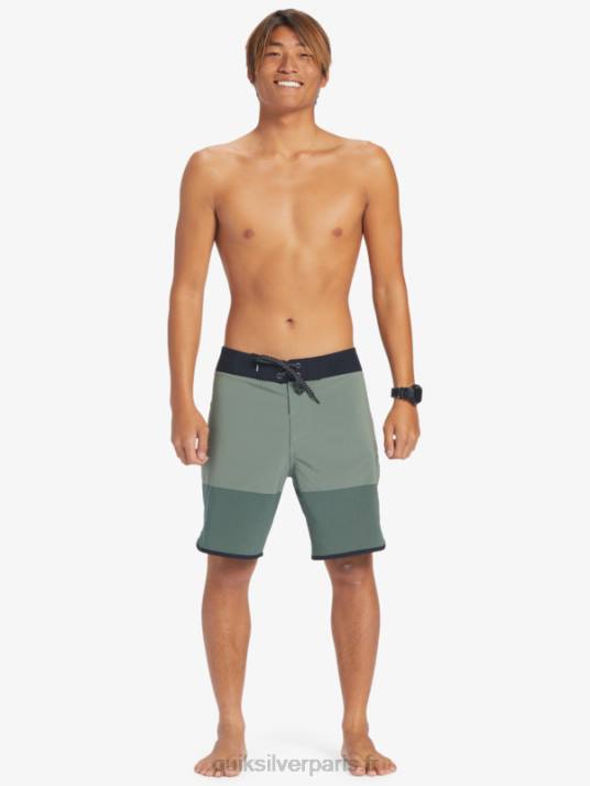 Hommes Quiksilver short de bain highlite festonné 19 D6PT30 thym