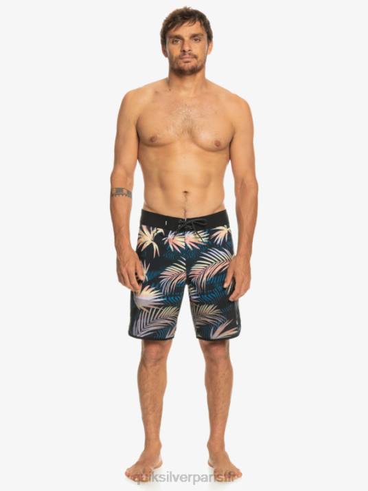 Hommes Quiksilver short de bain highlite festonné 19 D6PT31 noir