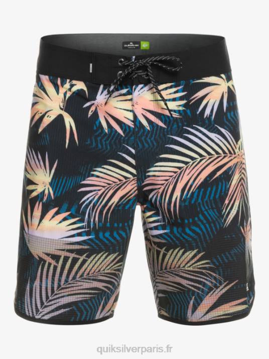 Hommes Quiksilver short de bain highlite festonné 19 D6PT31 noir