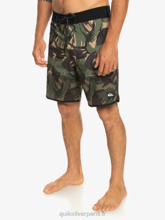 Hommes Quiksilver short de bain highlite festonné 19 D6PT33 camouflage