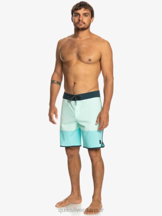 Hommes Quiksilver short de bain highlite festonné 19 D6PT35 verre de plage