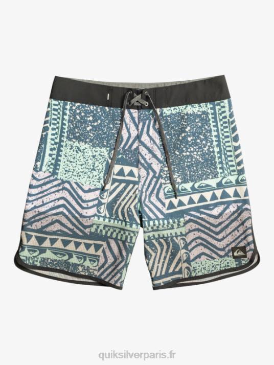 Hommes Quiksilver short de bain highlite festonné 19 D6PT36 La marine de minuit