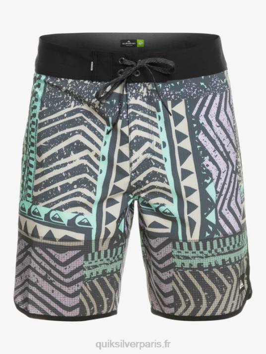 Hommes Quiksilver short de bain highlite festonné 19 D6PT36 La marine de minuit